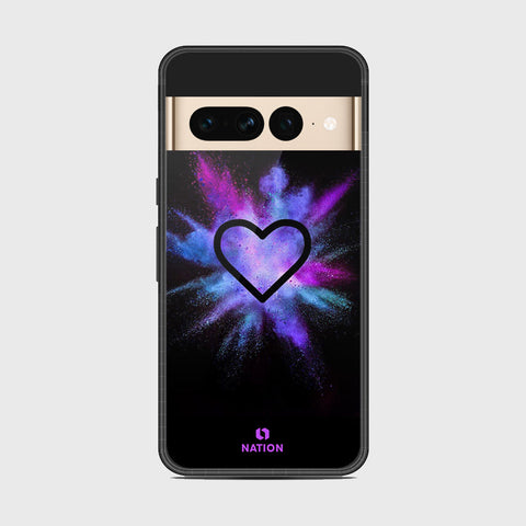 Google Pixel 7 Pro - Onation Heart Series - HQ Premium Shine Durable Shatterproof Case