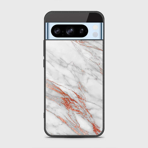 Google Pixel 8 Pro Cover- White Marble Series - HQ Premium Shine Durable Shatterproof Case