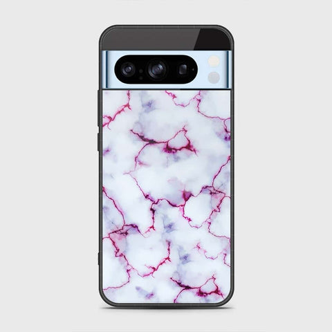 Google Pixel 8 Pro Cover- White Marble Series - HQ Premium Shine Durable Shatterproof Case