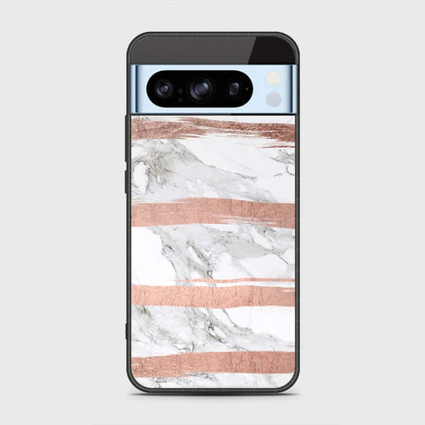 Google Pixel 8 Pro Cover- White Marble Series - HQ Premium Shine Durable Shatterproof Case