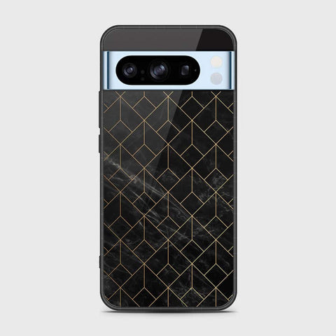 Google Pixel 8 Pro Cover- Black Marble Series - HQ Premium Shine Durable Shatterproof Case