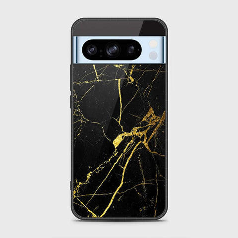 Google Pixel 8 Pro Cover- Black Marble Series - HQ Premium Shine Durable Shatterproof Case