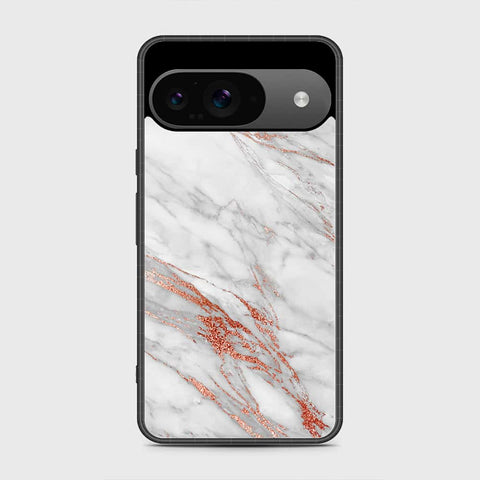 Google Pixel 9 Cover - White Marble Series - HQ Premium Shine Durable Shatterproof Case