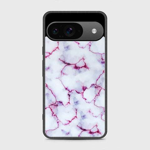 Google Pixel 9 Cover - White Marble Series - HQ Premium Shine Durable Shatterproof Case
