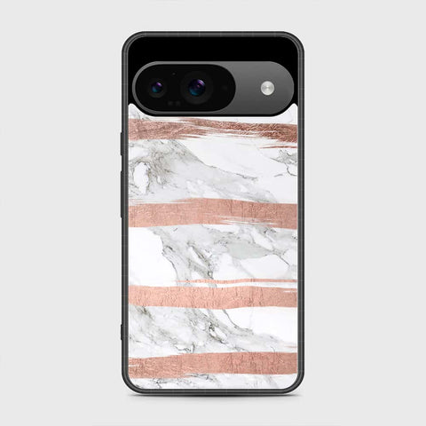 Google Pixel 9 Cover - White Marble Series - HQ Premium Shine Durable Shatterproof Case