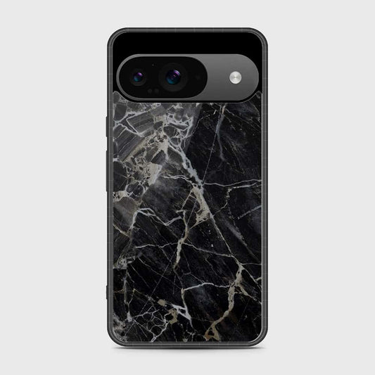 Google Pixel 9 Cover - Black Marble Series - HQ Premium Shine Durable Shatterproof Case