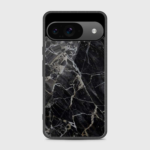 Google Pixel 9 Cover - Black Marble Series - HQ Premium Shine Durable Shatterproof Case