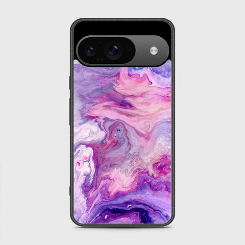 Google Pixel 9 Cover - Colorful Marble Series - HQ Premium Shine Durable Shatterproof Case