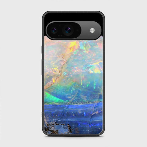 Google Pixel 9 Cover - Colorful Marble Series - HQ Premium Shine Durable Shatterproof Case