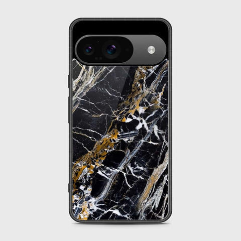 Google Pixel 9 Cover - Black Marble Series - HQ Premium Shine Durable Shatterproof Case