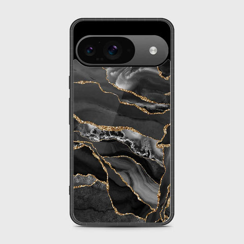 Google Pixel 9 Cover - Black Marble Series - HQ Premium Shine Durable Shatterproof Case