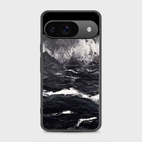 Google Pixel 9 Cover - Black Marble Series - HQ Premium Shine Durable Shatterproof Case