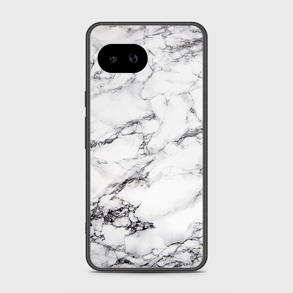 Google Pixel 9a - White Marble Series - HQ Premium Shine Durable Shatterproof Case