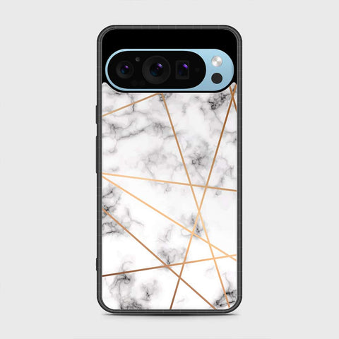 Google Pixel 9 Pro XL Cover - White Marble Series 2 - HQ Premium Shine Durable Shatterproof Case
