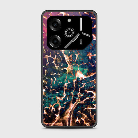 Tecno Pova 6 - Colorful Marble Series - HQ Premium Shine Durable Shatterproof Case