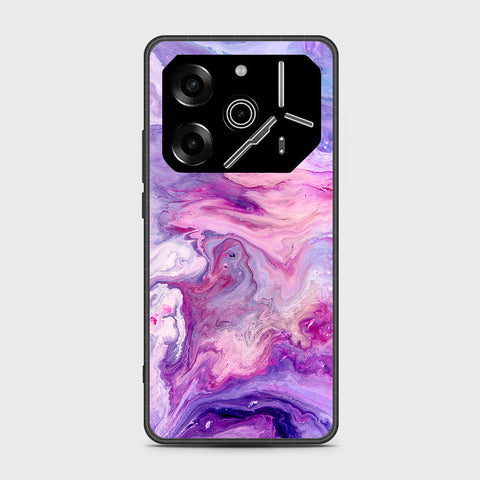 Tecno Pova 6 - Colorful Marble Series - HQ Premium Shine Durable Shatterproof Case