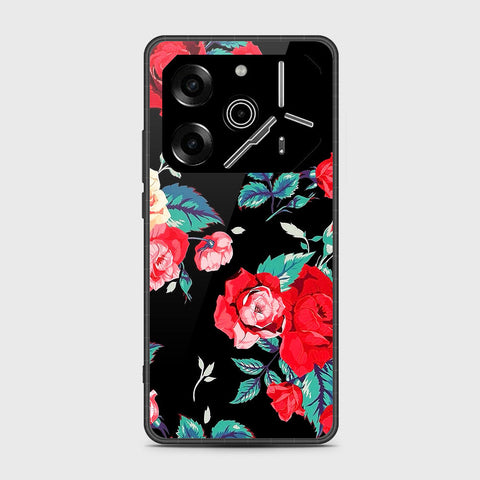 Tecno Pova 6 - Floral Series - HQ Premium Shine Durable Shatterproof Case