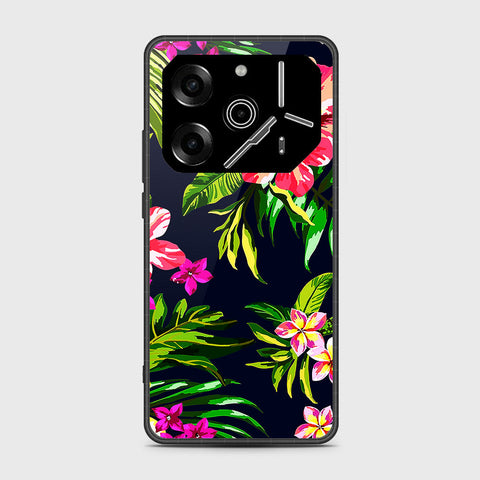 Tecno Pova 6 - Floral Series - HQ Premium Shine Durable Shatterproof Case