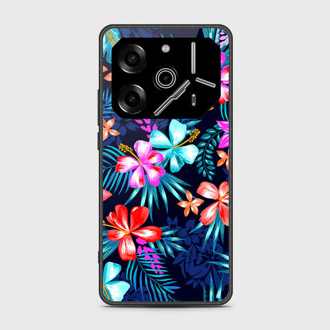 Tecno Pova 6 - Floral Series - HQ Premium Shine Durable Shatterproof Case