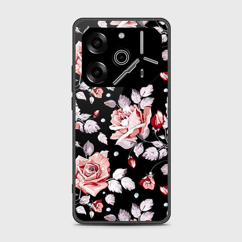 Tecno Pova 6 - Floral Series - HQ Premium Shine Durable Shatterproof Case