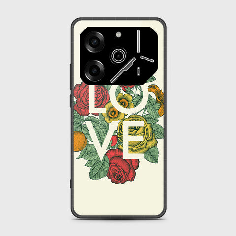 Tecno Pova 6 - Floral Series 2 - HQ Premium Shine Durable Shatterproof Case