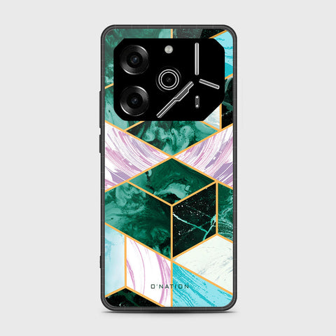 Tecno Pova 6 - O'Nation Shades of Marble Series - HQ Premium Shine Durable Shatterproof Case