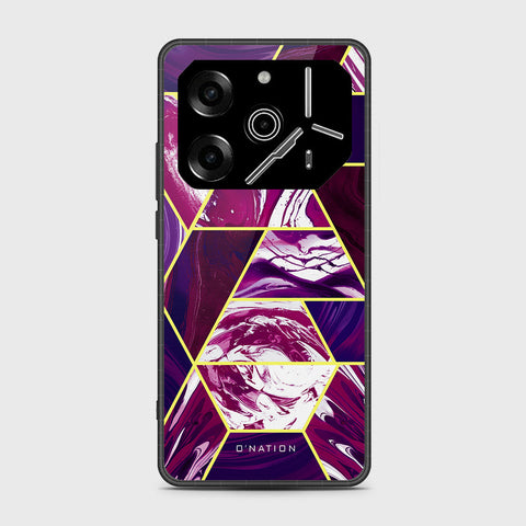 Tecno Pova 6 - O'Nation Shades of Marble Series - HQ Premium Shine Durable Shatterproof Case