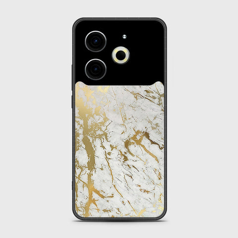 Tecno Pova 6 Neo - White Marble Series - HQ Premium Shine Durable Shatterproof Case