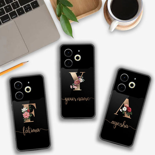 Tecno Pova 6 Neo - Personalized Alphabet Series - HQ Premium Shine Durable Shatterproof Case