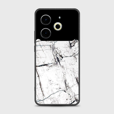 Tecno Pova 6 Neo - White Marble Series 2 - HQ Premium Shine Durable Shatterproof Case