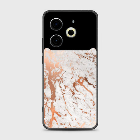 Tecno Pova 6 Neo - White Marble Series 2 - HQ Premium Shine Durable Shatterproof Case