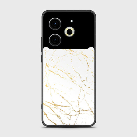 Tecno Pova 6 Neo - White Marble Series 2 - HQ Premium Shine Durable Shatterproof Case