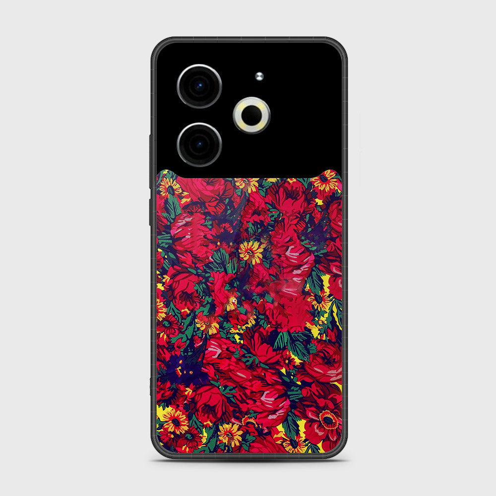 Tecno Pova 6 Neo - Floral Series - HQ Premium Shine Durable Shatterproof Case