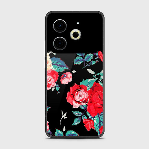 Tecno Pova 6 Neo - Floral Series - HQ Premium Shine Durable Shatterproof Case