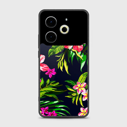 Tecno Pova 6 Neo - Floral Series - HQ Premium Shine Durable Shatterproof Case
