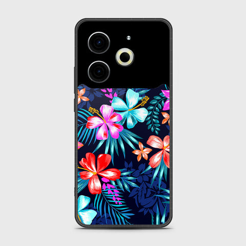 Tecno Pova 6 Neo - Floral Series - HQ Premium Shine Durable Shatterproof Case