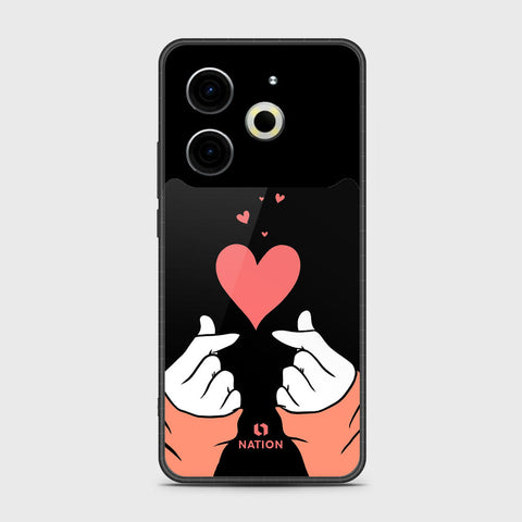 Tecno Pova 6 Neo - Onation Heart Series - HQ Premium Shine Durable Shatterproof Case