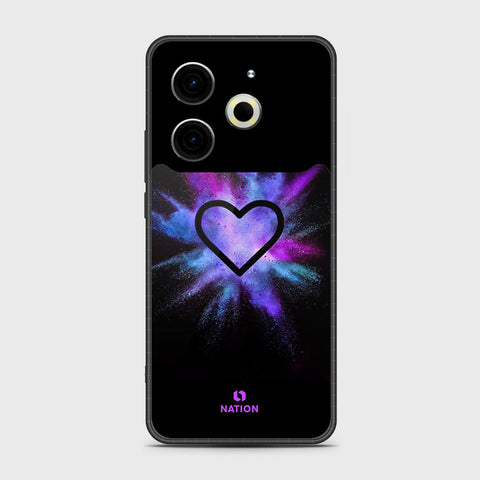 Tecno Pova 6 Neo - Onation Heart Series - HQ Premium Shine Durable Shatterproof Case