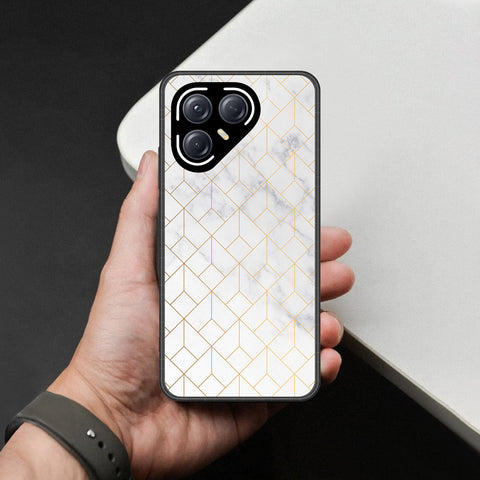 Tecno Pova 7 5G Cover - White Marble Series 2 - HQ Premium Shine Durable Shatterproof Case
