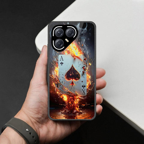 Tecno Pova 7 5G Cover - Ace of Fire Rising Star Design - HQ Premium Shine Durable Shatterproof Case
