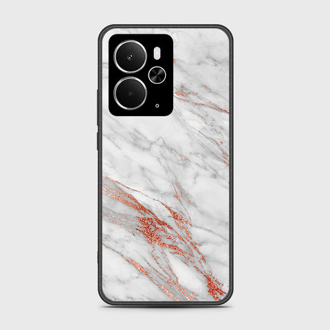 Realme 14 - White Marble Series - HQ Premium Shine Durable Shatterproof Case