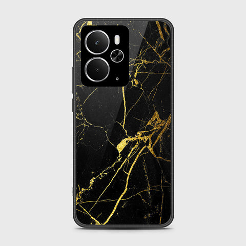 Realme 14 - Black Marble Series - HQ Premium Shine Durable Shatterproof Case