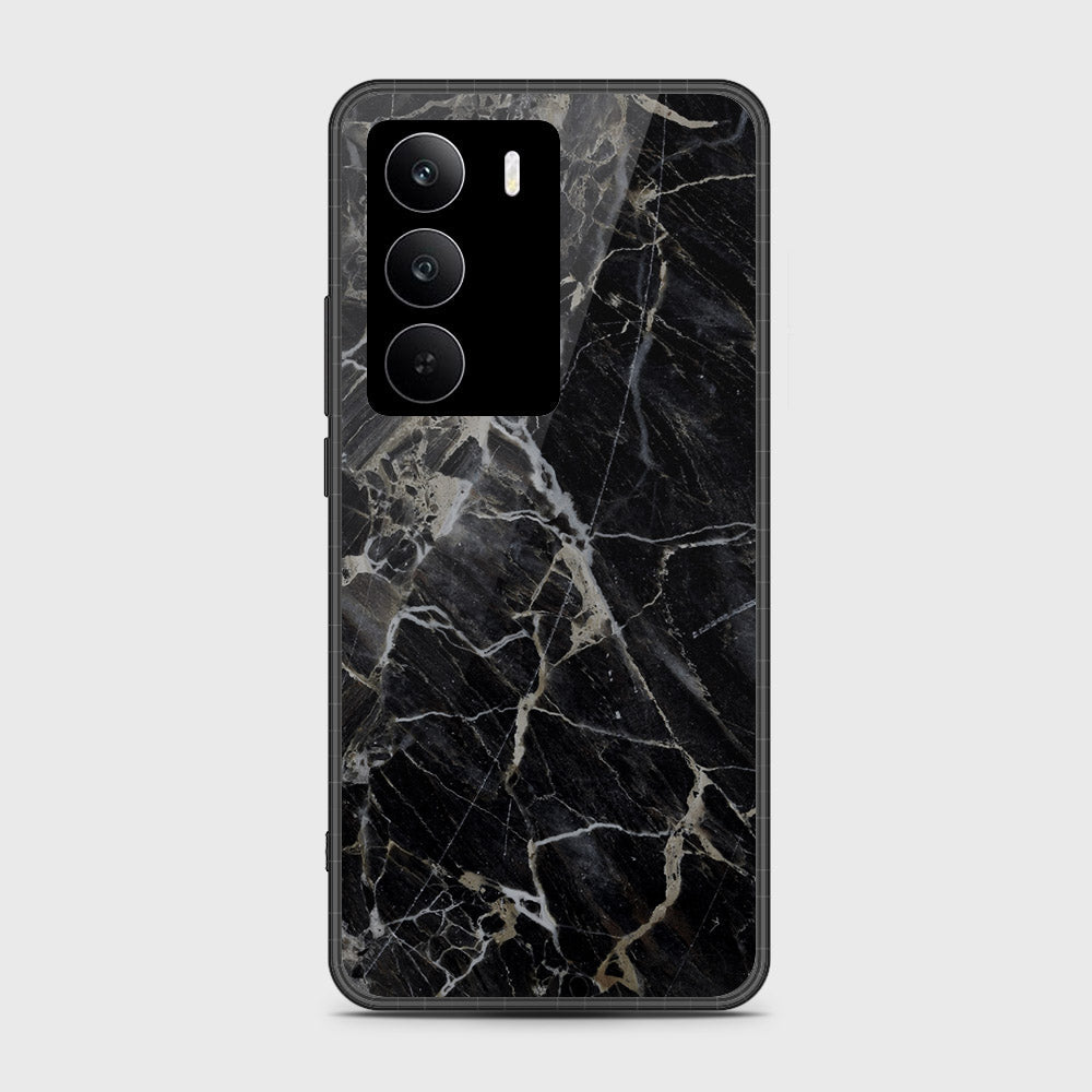 Realme C75 - Black Marble Series - HQ Premium Shine Durable Shatterproof Case