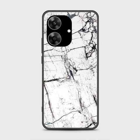 Realme Note 60x - White Marble Series 2 - HQ Premium Shine Durable Shatterproof Case