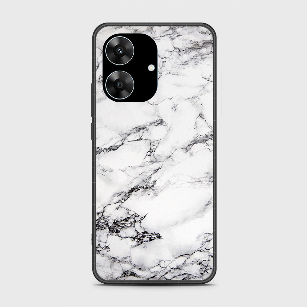 Realme Note 60x - White Marble Series - HQ Premium Shine Durable Shatterproof Case