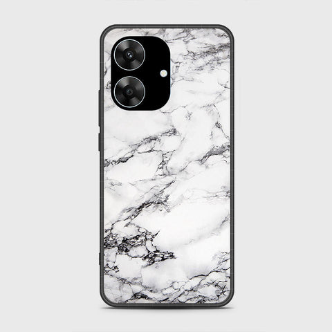 Realme Note 60x - White Marble Series - HQ Premium Shine Durable Shatterproof Case