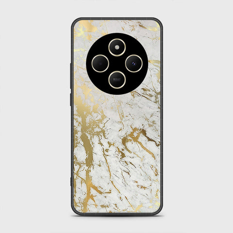 Xiaomi Redmi 14C - White Marble Series - HQ Premium Shine Durable Shatterproof Case