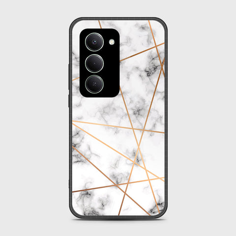 Xiaomi Redmi 15 5G - White Marble Series 2 - HQ Ultra Shine Premium Infinity Glass Soft Silicon Borders Case