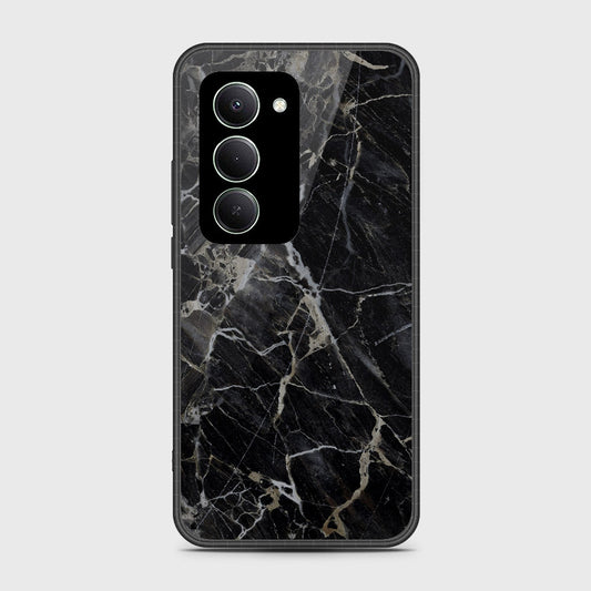 Xiaomi Redmi 15 5G - Black Marble Series - HQ Ultra Shine Premium Infinity Glass Soft Silicon Borders Case