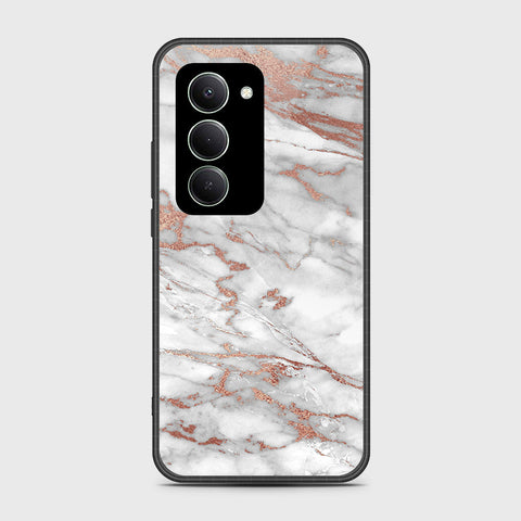 Xiaomi Redmi 15 5G - White Marble Series 2 - HQ Ultra Shine Premium Infinity Glass Soft Silicon Borders Case